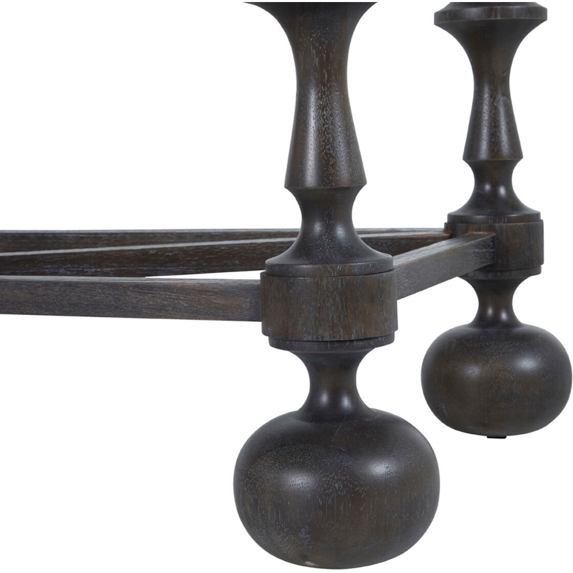 Arrington 76 X 21 inch Cerused Ash / Antique Brass Console Table