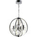 Abia LED 16 inch Chrome Up Chandelier Ceiling Light