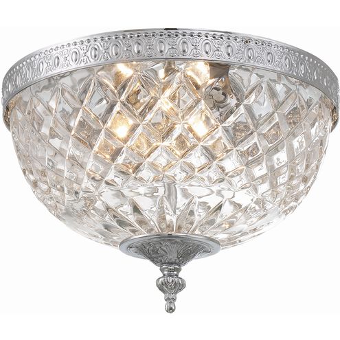 Westbury 3 Light 12 inch Polished Chrome Flush Ceiling Light