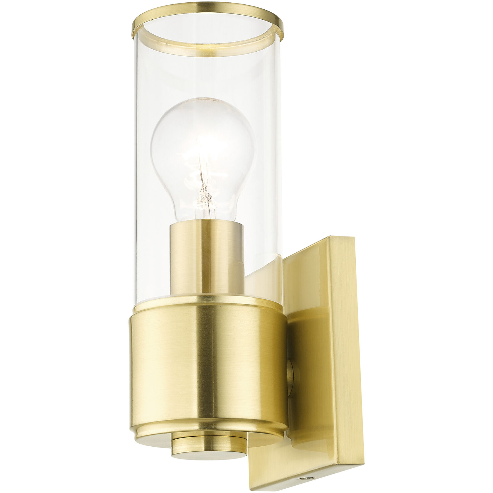 Quincy 1 Light 4.75 inch Satin Brass ADA Wall Sconce Wall Light