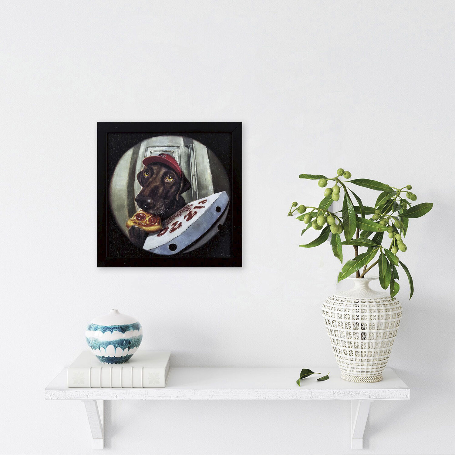 Animals 11 X 11 inch Non-Glass Framed Art, Propac