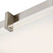 Matrix LED 12.2 inch Brushed Nickel Flush Mount Ceiling Light