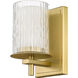 Grayson 1 Light 4.75 inch Modern Gold Wall Sconce Wall Light