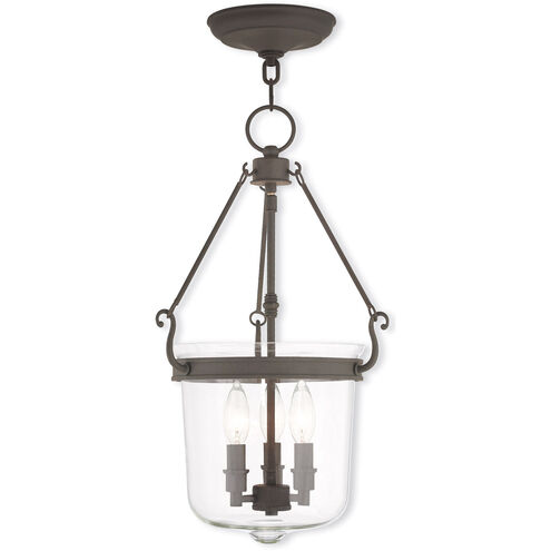 Rockford 3 Light 12 inch Bronze Pendant Ceiling Light