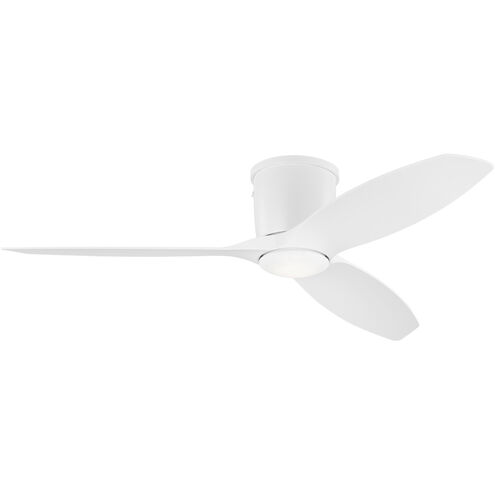 Titus 52 Hugger LED 52 inch Matte White Indoor/Outdoor Ceiling Fan