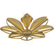 Stewart LED 31.5 inch Gold Leaf Semi-Flush Mount Ceiling Light