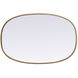 Brynn 30 X 20 inch Brass Mirror in 20 x 30