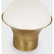 Kelly Wearstler Precision 10.5 inch 15.00 watt Antique-Burnished Brass Accent Table Lantern Portable Light