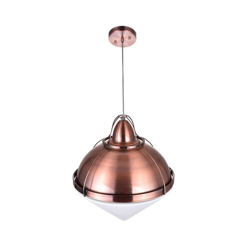Cupola 1 Light 14 inch Copper Down Pendant Ceiling Light