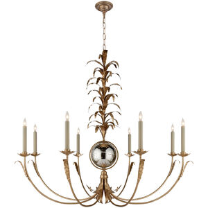 Chapman & Myers Gramercy 8 Light 41.5 inch Gilded Iron Chandelier Ceiling Light, Large