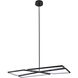 Alfie LED 20 inch Textured Black Chandelier Ceiling Light