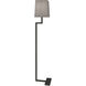 Doughnut 48.75 inch 100.00 watt Deep Patina Bronze Floor Lamp Portable Light in Smoke Gray