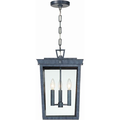 Belmont 3 Light 12 inch Graphite Pendant Ceiling Light