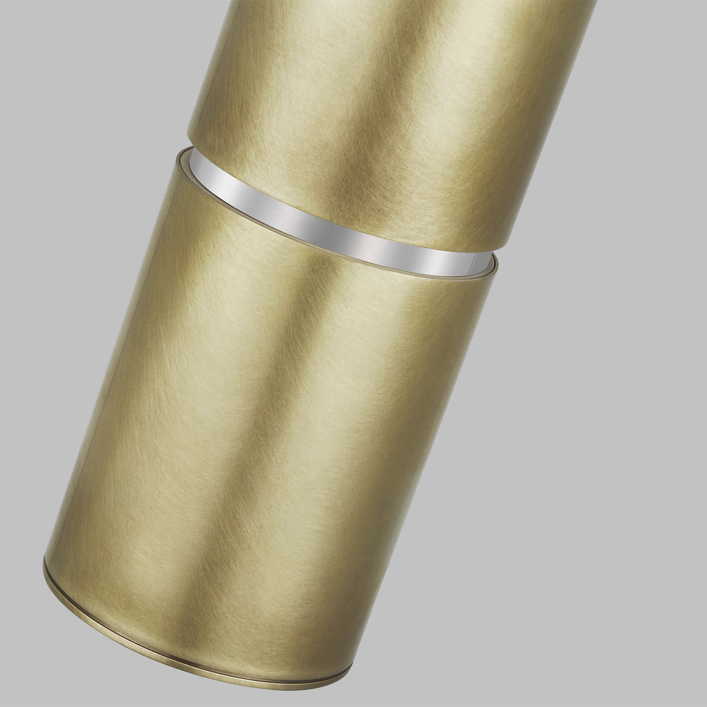 Mick De Giulio Sottile LED Natural Brass Pendant Ceiling Light, Integrated LED