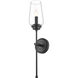 Clara Wall Sconce Wall Light in Matte Black
