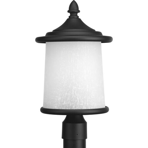 Essential 3 Light 18.38 inch Black Post Lantern