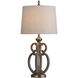 Signature 34 inch 150 watt Tuscana Cream Table Lamp Portable Light