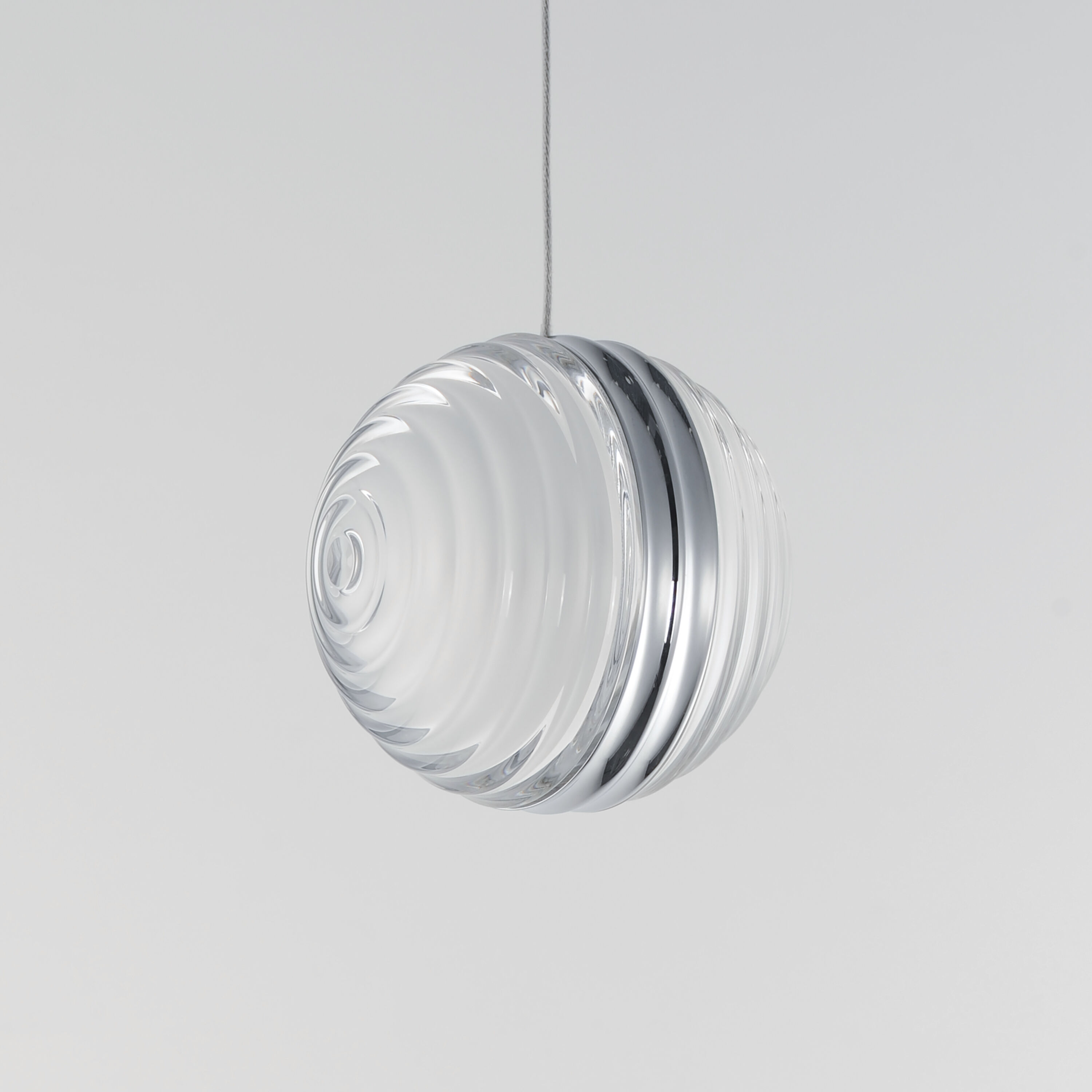 Pulse LED 4.75 inch Polished Chrome Single Pendant Ceiling Light