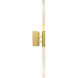 Greta LED 4.3 inch Brass Vanity Light Wall Light