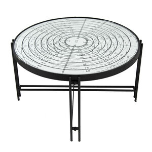Fernando 32 inch Black and White Coffee Table