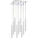 Forest LED 14 inch Chrome Chandelier Ceiling Light