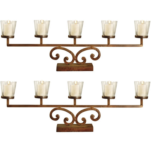 Prairie 25.75 X 8.5 inch Centerpiece Candleholder