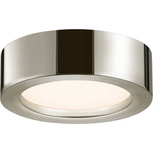 Puck LED 8 inch Polished Nickel Surface Mount Ceiling Light