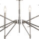 Kedzie LED 32 inch Polished Nickel Chandelier Ceiling Light