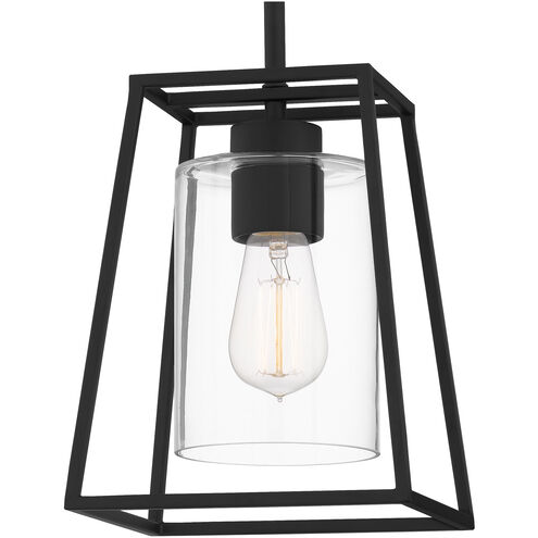 Prescott 1 Light 8 inch Matte Black Mini Pendant Ceiling Light, Small