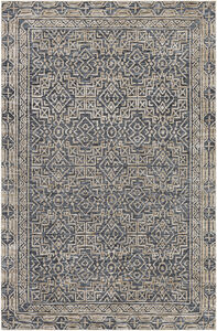 Talise 36 X 24 inch Navy Rug in 2 x 3, Rectangle