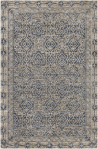 Talise 90 X 60 inch Navy Rug in 5 x 8, Rectangle