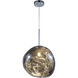 Galactic LED 16 inch Smoke Pendant Ceiling Light