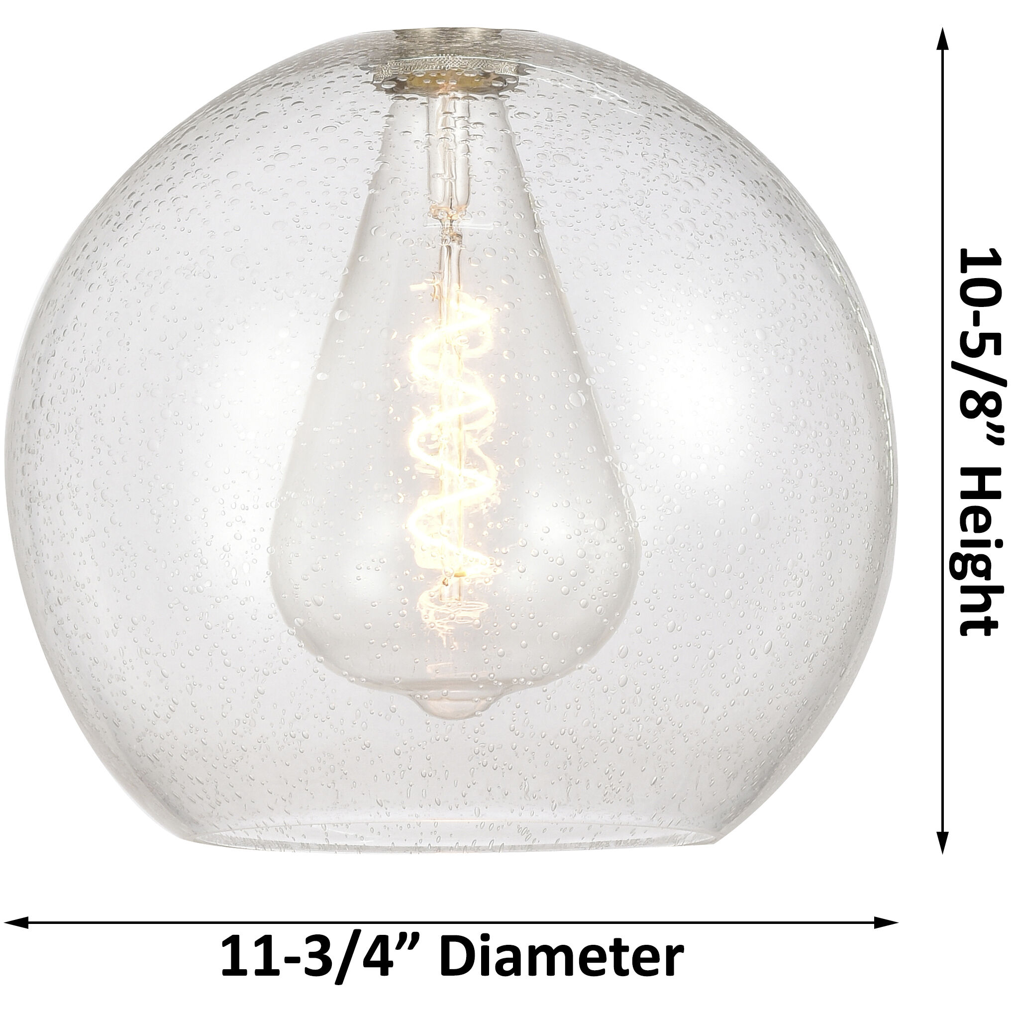 Astor 1 Light 12 inch Satin Nickel Mini Pendant Ceiling Light in Clear Glass