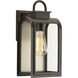 Aimee 1 Light 13 inch Oil Rubbed Bronze Outdoor Wall Lantern, Small