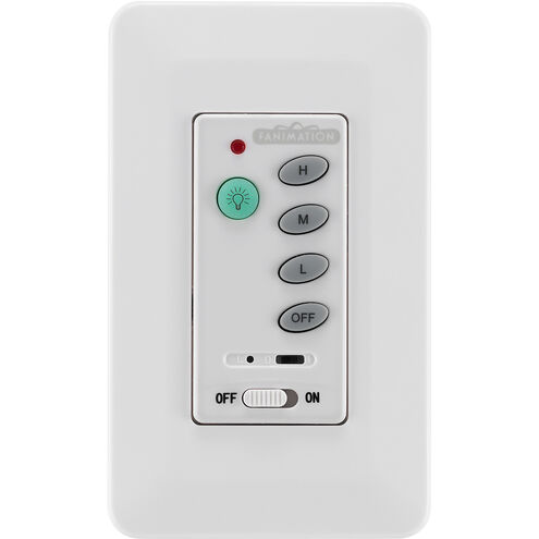 Controls White Fan Wall Control, Non-Reversing