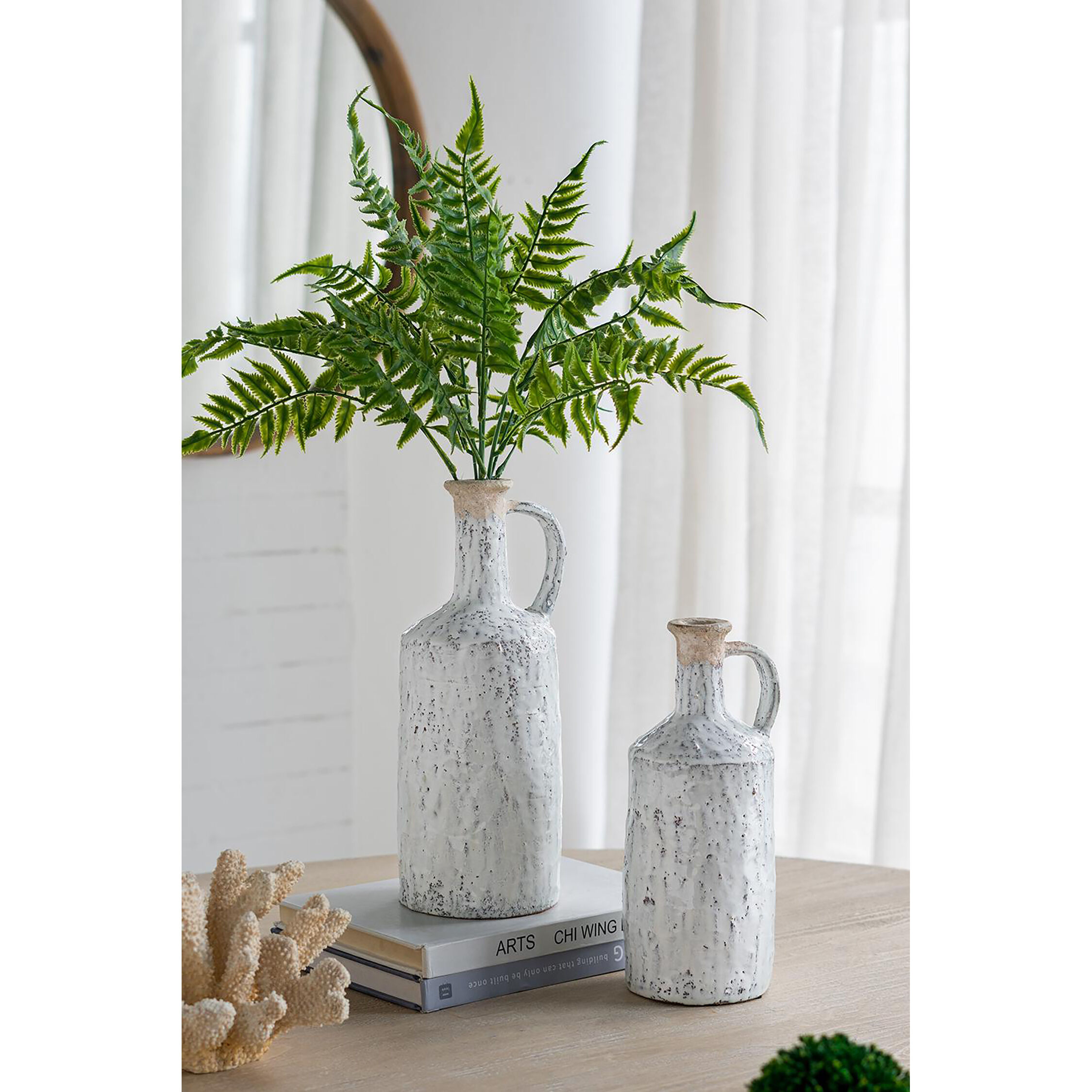 Flower 12.8 X 4.9 inch Vase