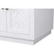 Chase 60 X 34 inch White Bathroom Vanity Cabinet