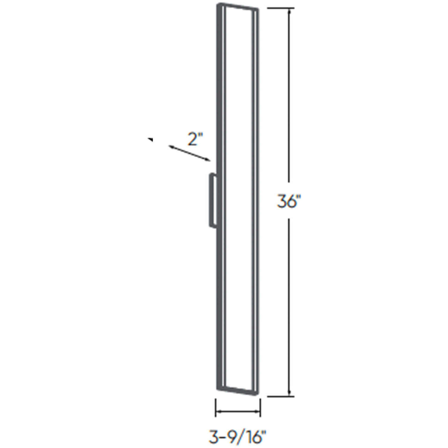 Gemini 1 Light 4.3 inch Black ADA Wall Sconce Wall Light