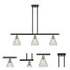Ballston Conesus LED 36 inch Black Antique Brass Island Light Ceiling Light, Ballston