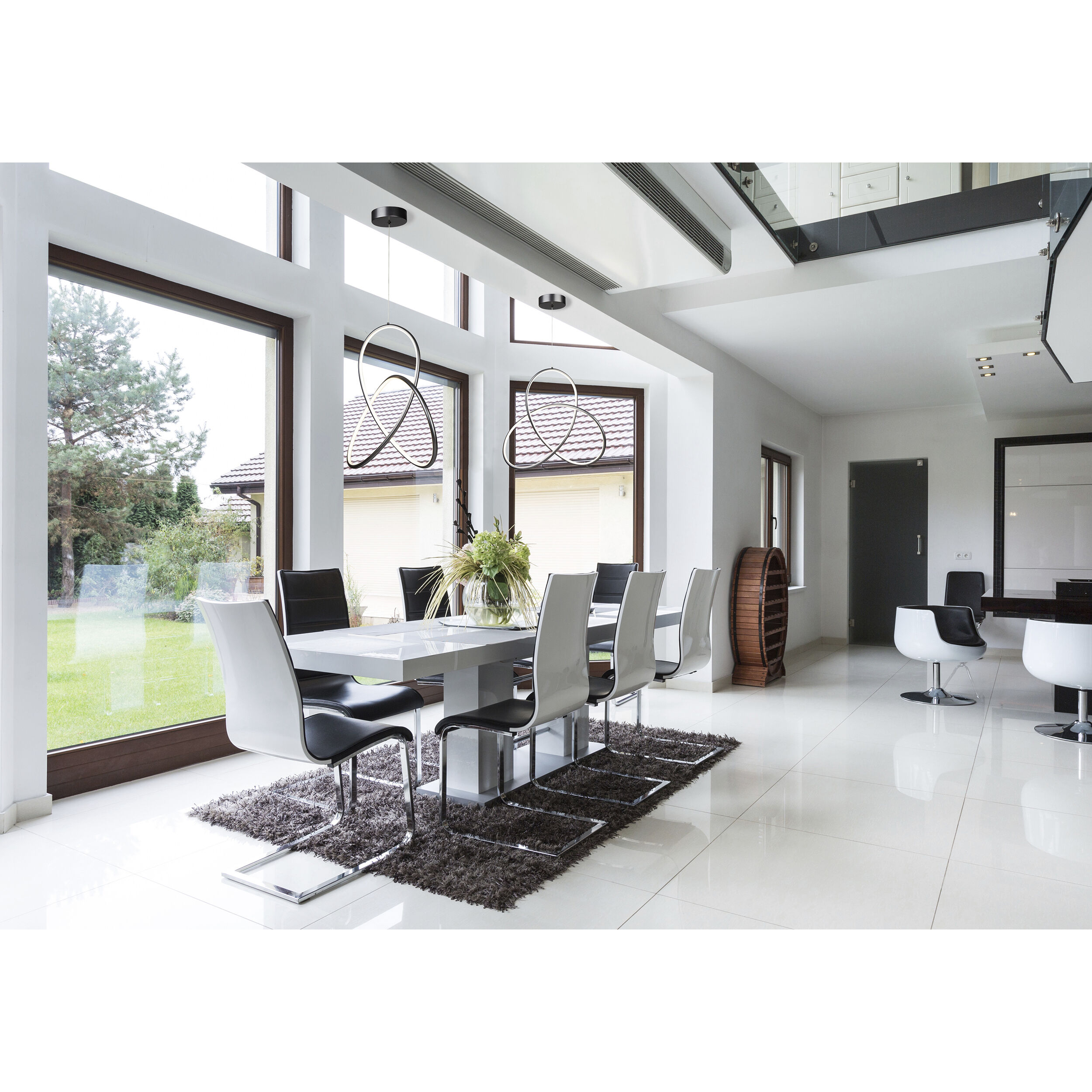 Orion LED 23.6 inch Grey Pendant Ceiling Light