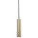 Milca 1 Light 2.38 inch Gold Pendant Ceiling Light