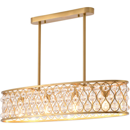 Canada 4 Light 10 inch Gold Chandelier Ceiling Light