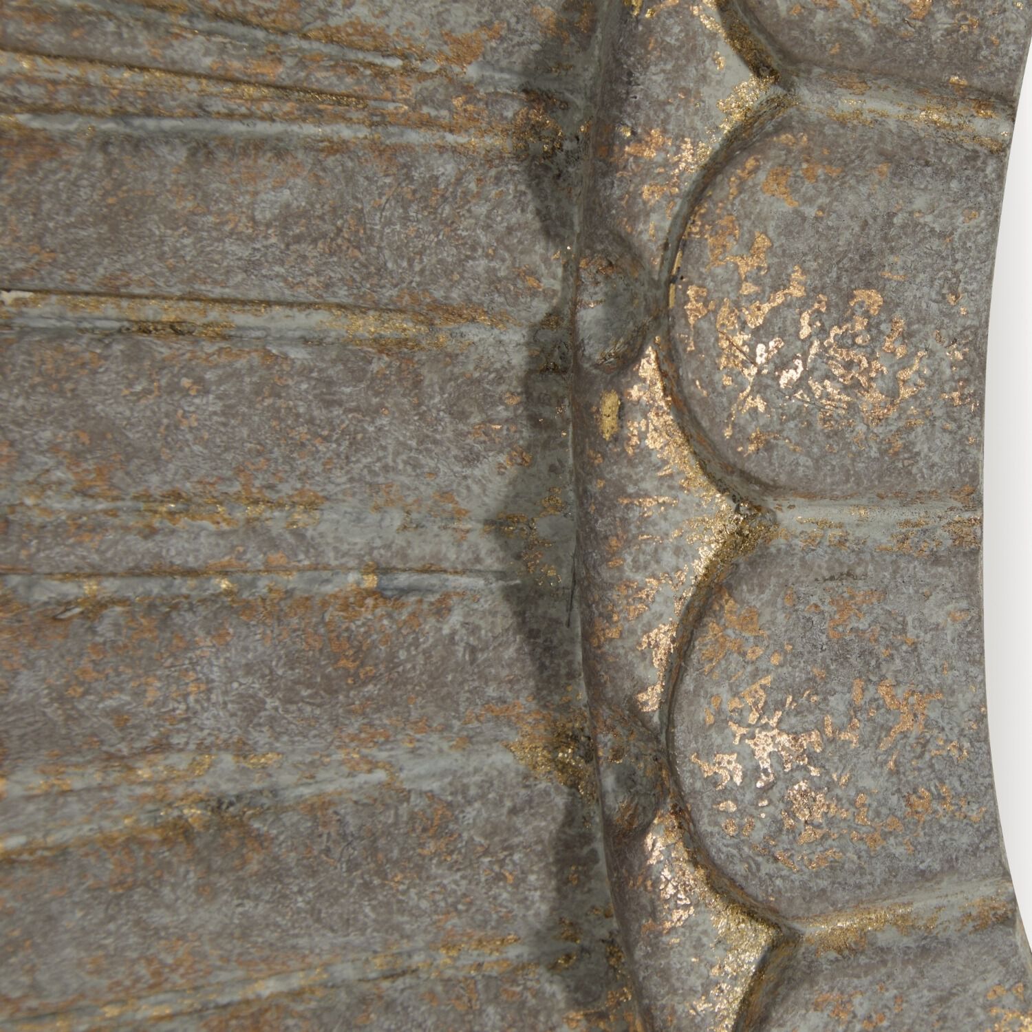 Ramona 36 X 36 inch Antique Textured Gold Mirror