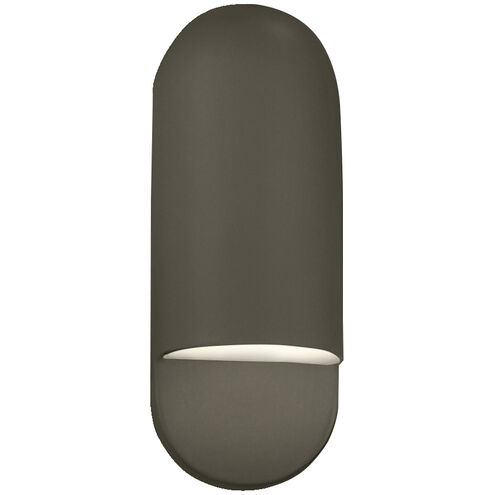 Ambiance 1 Light 14 inch Pewter Green Outdoor Wall Sconce in Incandescent