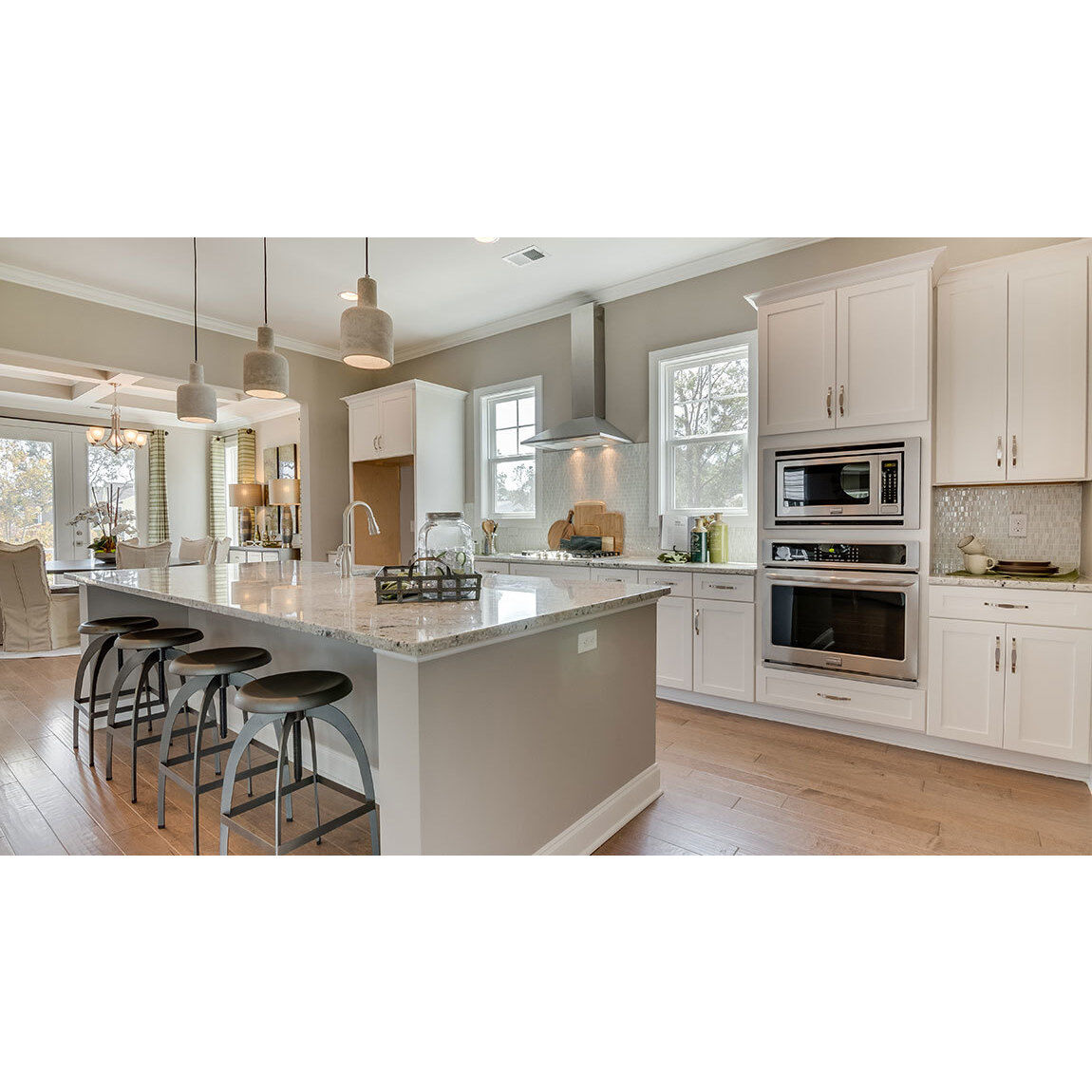 Crete LED 8 inch Polished Chrome Single Pendant Ceiling Light