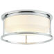 Framerton LED 11.88 inch Chrome Flush Mount Ceiling Light