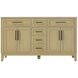 Virginia 60 X 35 inch Honey Brown Bathroom Vanity Cabinet