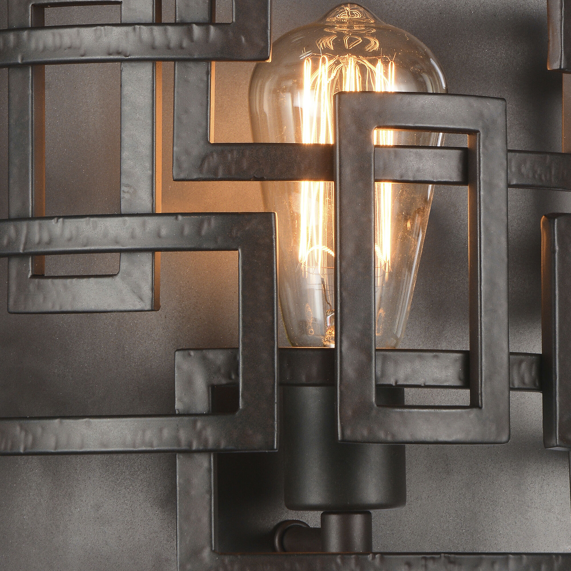 Litani 1 Light 9 inch Brown Wall Light