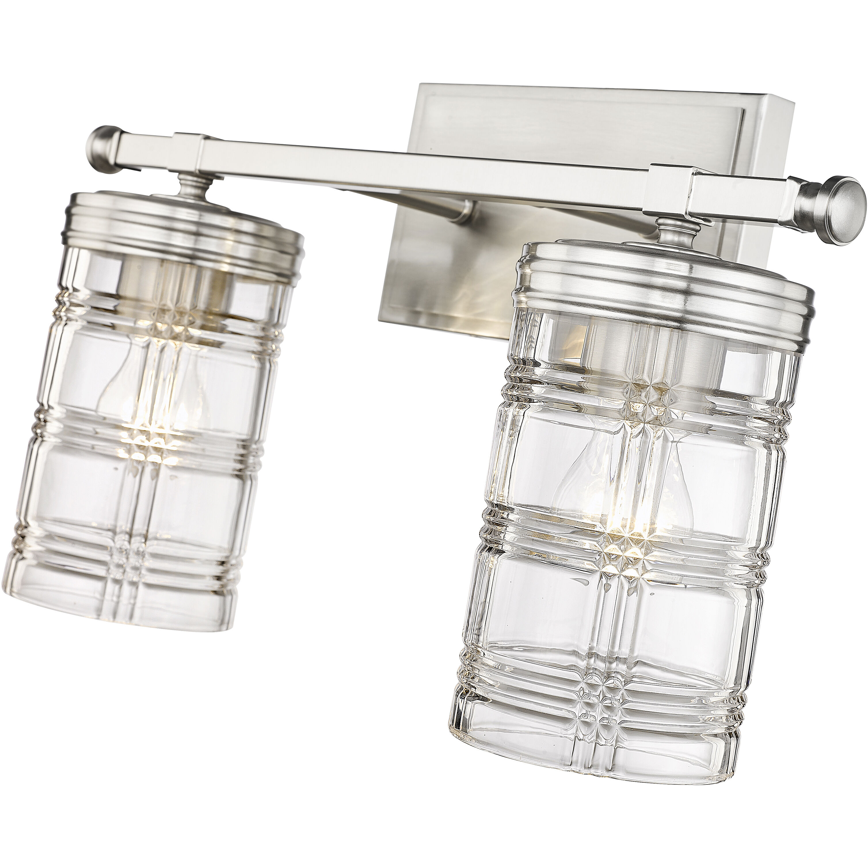 Archer 2 Light 17.75 inch Brushed Nickel Vanity Wall Light