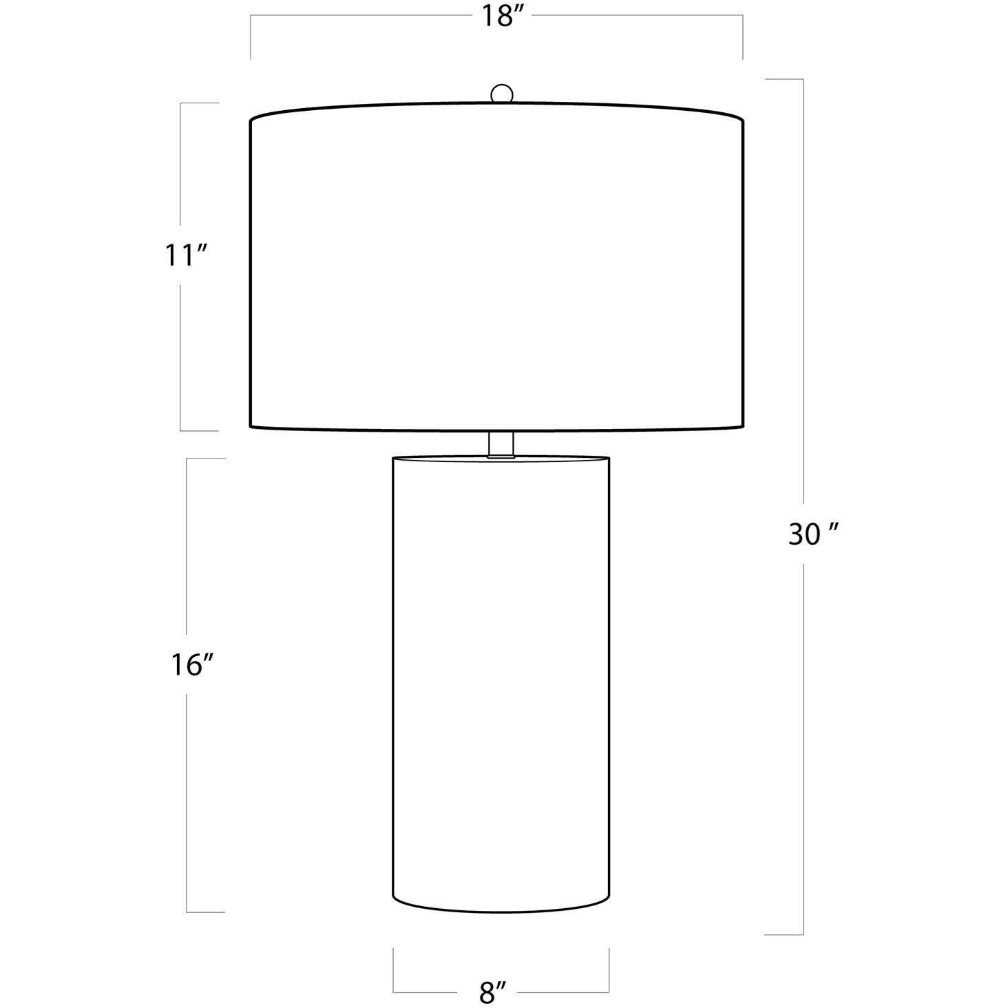 Layla 30 inch 150.00 watt Blue Table Lamp Portable Light